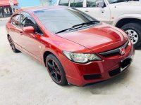 Red Honda Civic 2008 Manual Gasoline for sale 