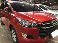 Red Toyota Innova 2018 Manual Diesel for sale 