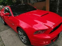 Red Ford Mustang 2013 at 30000 km for sale in Bacoor