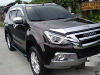 Brown Isuzu Mu-X 2018 Automatic Diesel for sale