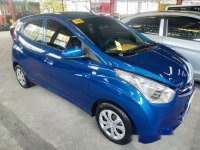 Selling Blue Hyundai Eon 2018 Manual Gasoline at 4000 km