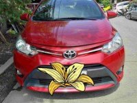 Red Toyota Vios 2015 Automatic Gasoline for sale