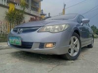 Silver Honda Civic 2007 at 80000 km for sale