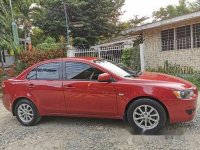 Sell Red 2010 Mitsubishi Lancer Ex Automatic Gasoline at 77000 km 