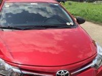 Red Toyota Vios 2016 Manual Gasoline for sale