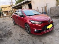 Red Toyota Vios 2016 at 50000 km for sale