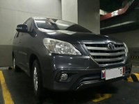 Grey Toyota Innova 2014 Manual Gasoline for sale 