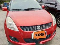 Red Suzuki Swift 2015 Manual Gasoline for sale