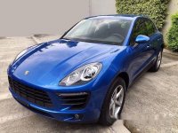 Blue Porsche Macan 2018 at 700 km for sale