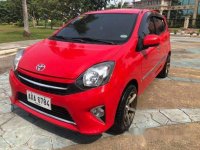 Red Toyota Wigo 2015 for sale in Cebu 