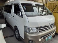 White Toyota Hiace 2013 Automatic Diesel for sale