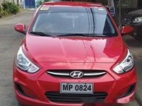 Red Hyundai Accent 2016 Manual for sale 