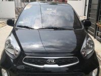 Black Kia Picanto 2016 Manual Gasoline for sale 