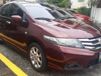 Red Honda City 2013 Automatic Gasoline for sale