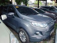 Grey Ford Ecosport 2018 Automatic Gasoline for sale 