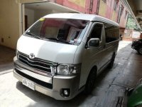 White Toyota Hiace 2015 Automatic Diesel for sale 