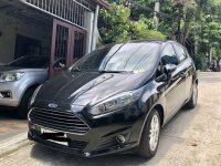 Black Ford Fiesta 2014 Hatchback for sale in Quezon City 