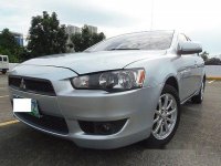 Silver Mitsubishi Lancer Ex 2010 for sale in Quezon City