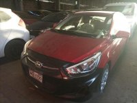 Sell Red 2016 Hyundai Accent Manual Gasoline at 98000 km 