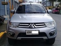 Silver Mitsubishi Montero Sport 2015 Manual Diesel for sale