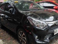 Black Toyota Wigo 2018 Automatic Gasoline for sale