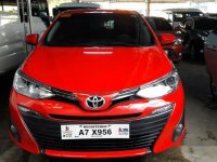 Used Toyota Vios 2018 Manual Gasoline at 4218 km for sale in Makati