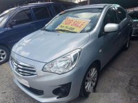 Silver Mitsubishi Mirage G4 2017 Automatic Gasoline for sale 