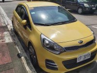 Selling Yellow Kia Rio 2016 at 18600 in Manila