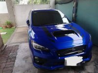 Blue Subaru Wrx 2015 Automatic Gasoline for sale 