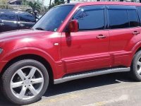 Sell Red 2006 Mitsubishi Pajero Automatic Diesel at 55000 km 
