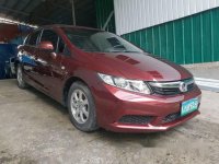 Red Honda Civic 2013 Manual Gasoline for sale in Quezon