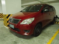 Red Toyota Innova 2013 Manual Diesel for sale  