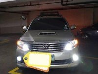 Silver Toyota Fortuner 2014 for sale in Makati