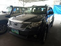 Grey Toyota Fortuner 2012 for sale in Las Pinas