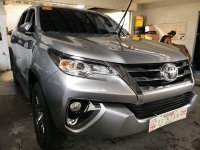 Silver Toyota Fortuner 2019 for sale in Quezon City 