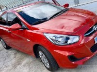 Sell Red 2018 Hyundai Accent Automatic Gasoline at 15000 km