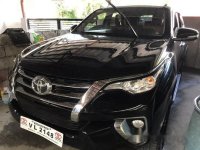 Black Toyota Fortuner 2017 Manual Diesel for sale 