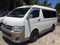 White Toyota Hiace 2013 Manual Diesel for sale 