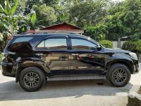 Selling Black Toyota Fortuner 2015 Automatic Diesel