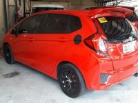 Red Honda Jazz 2015 Automatic Gasoline for sale 