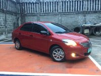 Sell Red 2013 Toyota Vios at 50000 km