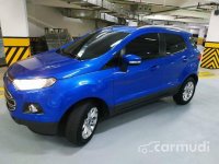 Selling Blue Ford Ecosport 2015 Automatic Gasoline at 16000 km