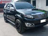 Black Toyota Fortuner 2014 Automatic Diesel for sale  