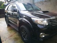 Black Toyota Fortuner 2015 at 55000 km for sale 