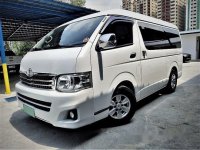 White Toyota Hiace 2013 Automatic Diesel for sale 