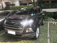 Black Ford Ecosport 2016 at 46000 km for sale