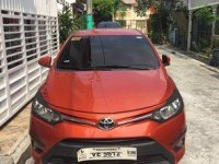 Orange Toyota Vios 2016 at 42000 km for sale