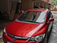 Red Honda Civic 2008 for sale in Quezon City