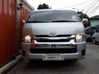 Silver Toyota Hiace 2017 for sale in Manila