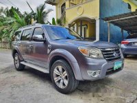 Blue Ford Everest 2012 at 70000 km for sale 